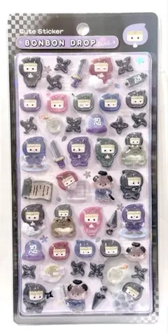 早い者勝ち‼️ボンボンドロップシール 忍者 和柄 ニンジャ クーリア 正規品 新品