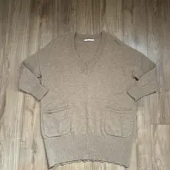 アーバンリサーチウール100%Vネック ニットsize Free