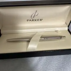 Parker シルバーボールペン 専用ケース付きのサムネイル