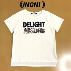 《INGNI 》ロゴTシャツ　※アメリカンカジュアルなデザイン　Mサイズのサムネイル