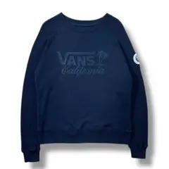 VANS バンズ トレーナー ワッフル スリーブ 切替 ラグラン サーマル