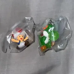 【早い者勝ち】スーパーマリオ めじるしアクセサリー2 キノピオ ヨッシー