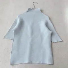 PLEATS PLEASE ワッフル カットソー ハイネック半袖 サイズ3のサムネイル