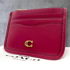 コーチ CE783 レザー フラグメントケース コインケース カードケース 赤