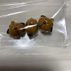 犬型 鈴 チャーム ×3個