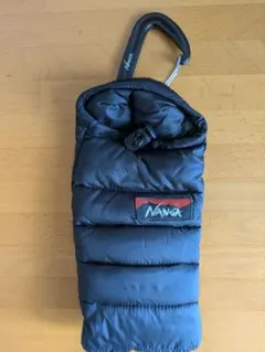 NANGA ダウン スマホケース ポーチ ブラック