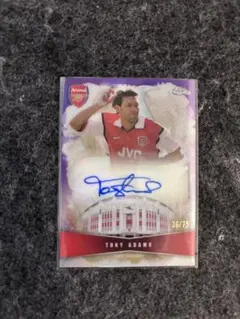 Topps Chrome Arsenal トニー・アダムス 直筆サイン 75シリ - メルカリ