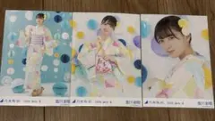乃木坂46 北川悠理 2020.July ゆかた衣装 生写真 3種コンプ - メルカリ