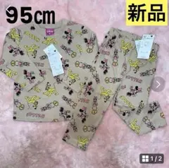 新品　Disney ディズニー　ミニー・プルート セットアップ　薄手　95cm