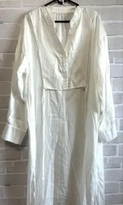 【LOWY BY CORNERS】シャツワンピース ホワイトM size