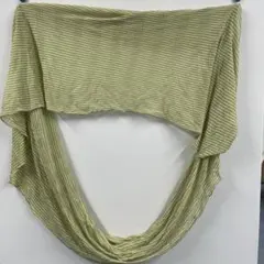 【未使用】GAP スヌード　マフラー　春物　イエロー　ストライプ　日除け