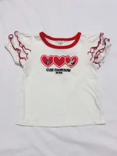 ミニーマウス フリル袖Tシャツ