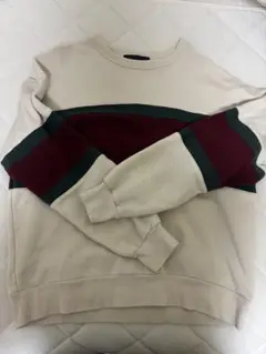 ブロックカラー クルーネック トレーナー