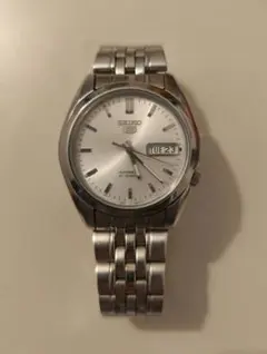 SEIKO 5 自動巻き 腕時計 シルバー
