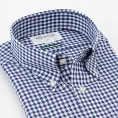 【ORIHICA】ワイシャツ ビジネス メンズ ギンガムチェック【長袖】