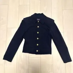 ラルフローレン ジャケット 金ボタン レディース ネイビー