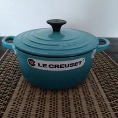 新品　ル・クルーゼ　ココットロンド　カリビアンブルー　18cmのサムネイル
