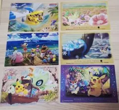 イーブイ&カラフルフレンズ クリアカード フルコンプ 6種類セット
