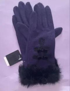 アナスイ　手袋　紫