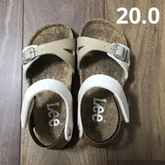 Lee キッズサンダル 20.0cm ベージュのサムネイル