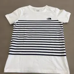 THE NORTH FACE ボーダー Tシャツ ホワイト ネイビー Mのサムネイル