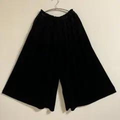ベロアパンツ ブラック
