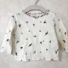 SENSE OF WONDER 花柄長袖Tシャツ 80
