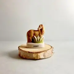 ポニーのフェーブ　フェーヴ　陶器　置物　ミニチュア　フランス製