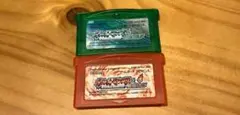 【動作確認済】ポケモン ファイアレッド＆エメラルド セット GBA