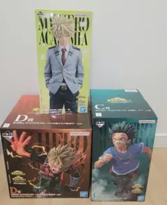 一番くじ　ヒロアカ 紡がれる想い フィギュア　3点セット