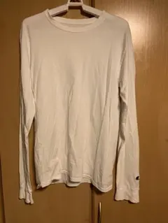 送料込‪☆激安Champion ホワイト 長袖シャツ