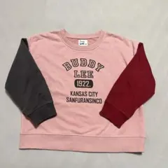 Buddy Lee トレーナー 120cm ピンク クレイジーパターン