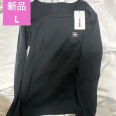 新品　L インナー　肌着　コンバース　黒　レディース