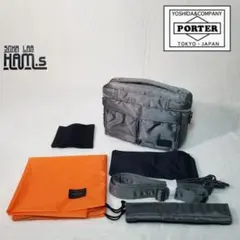 未使用　廃盤色　PORTER タンカー　カメラバッグ　2way　シルバーグレー