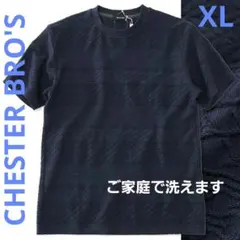 CHESTER BRO'S 春夏コットンアイスジャカードニットT/XL/新品
