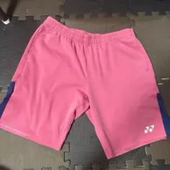 YONEX ハーフパンツ ピンク 日本代表 Mサイズ バドミントン 桃田賢斗 YONEX バドミントン ハーフパンツ Lサイズ ピンク 桃田賢斗 日本代表