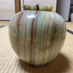 美品】✨信楽焼 斜線彫丸花瓶 兼山作✨飾り壺 - メルカリ