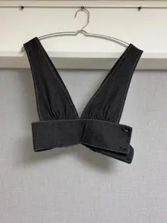 ダークグレー デニム風 ビスチェのサムネイル