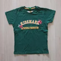 kissmark 半袖 Tシャツ グリーン 刺繍ロゴのサムネイル