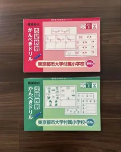 理英会 かんぺきドリル 東京都市大学附属小学校 基礎編 応用編