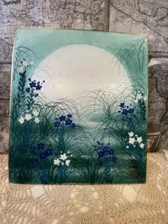 新月紫紺大アート 絵画 裏満月 - メルカリ