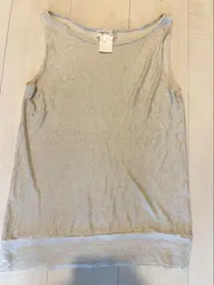 アニエスべー　グレー　タンクトップ