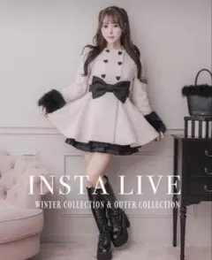 pium ピウム ハートボタンリボンベルトシャギーコート コート