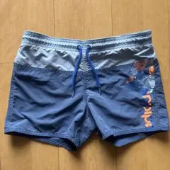 adidas 水着 男の子用 120 青色 グラフィックデザイン