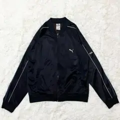PUMA トラックトップ ジャケット フルジップジャージ メンズM ブラック
