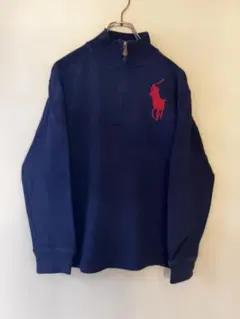ハ*ー様 No.4694 US古着Polo Ralph Laurenハーフジップ