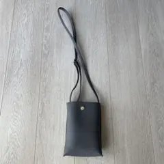 OPAQUE.CLIP スマホショルダー ミニバッグ 黒 シンプル ポシェット