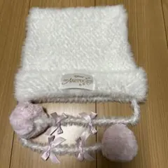 ディズニー おしゃれキャット マリー ニットキャップ ホワイト