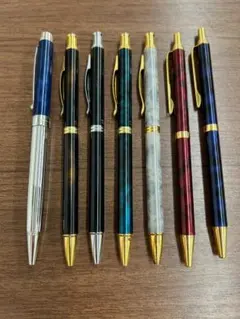 【M】PILOT ボールペン 7本セット まとめ売りのサムネイル