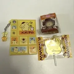 ポムポムプリン キーホルダー ミラー セット